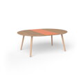 Kulatý rozkládací jídelní stůl Eat Round Ø115 či 140 cm s přídavnou deskou 