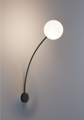 Nástěnná lampa Filo výška 100 cm
