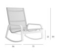 Houpací křeslo Stack Rocking Chair