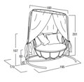 Zahradní houpačka Swing Sofa Gravity 9884C