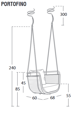 Zahradní houpačka Swing Sofa Portofino 