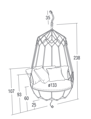 Zahradní houpačka Swing Sofa Gravity 9881