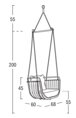 Zahradní houpačka Swing Sofa Portofino 9770S