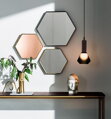 Zrcadlo Visual Hexagonal 