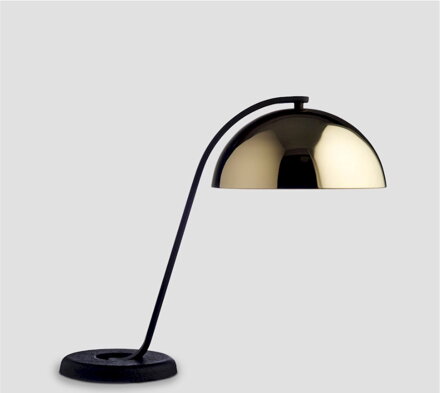 Stolní lampa Cloche Brass / Black
