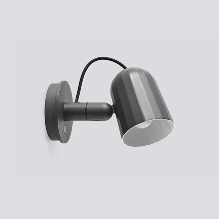 Nástěnná lampa Noc Wall Button / Dark Grey
