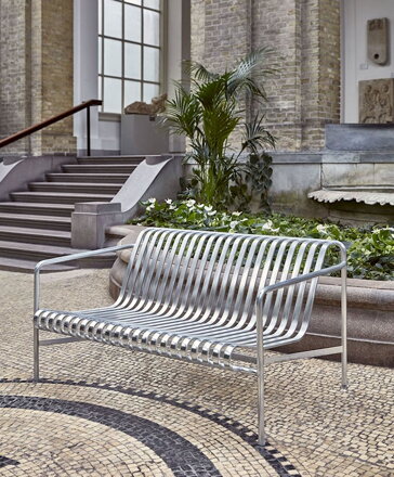 Lavice Palissade Dinning Bench Hot Galvanised
