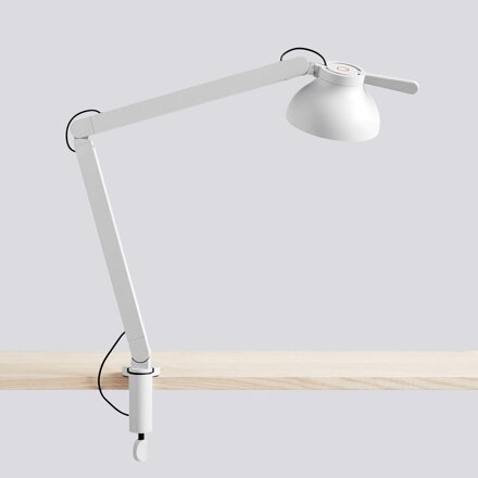 Stolní lampa Pc Double Arm W. Clamp, Ash Grey