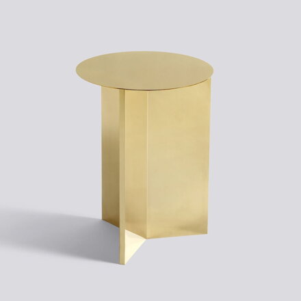 Stolek Slit table, High brass